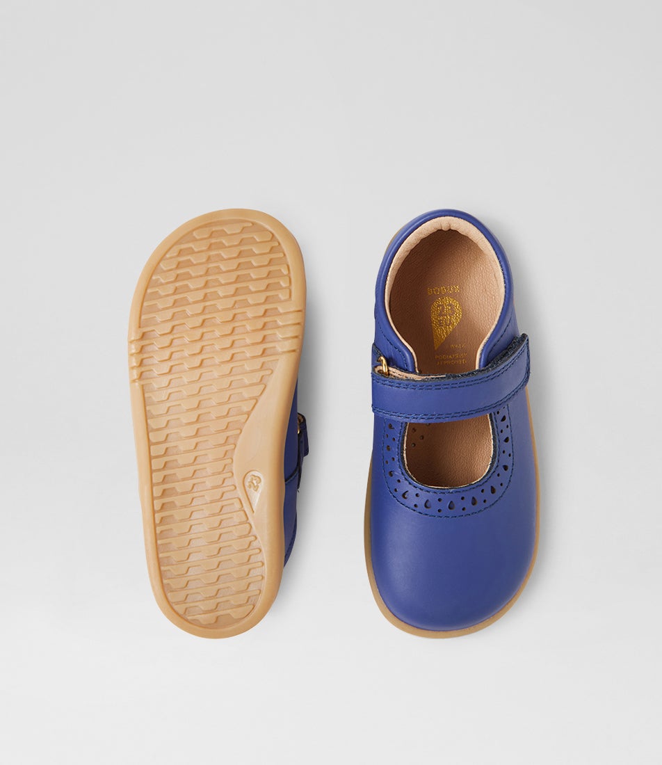 Bobux Iw Lola Toddler Future Dusk Leather Flat Shoes