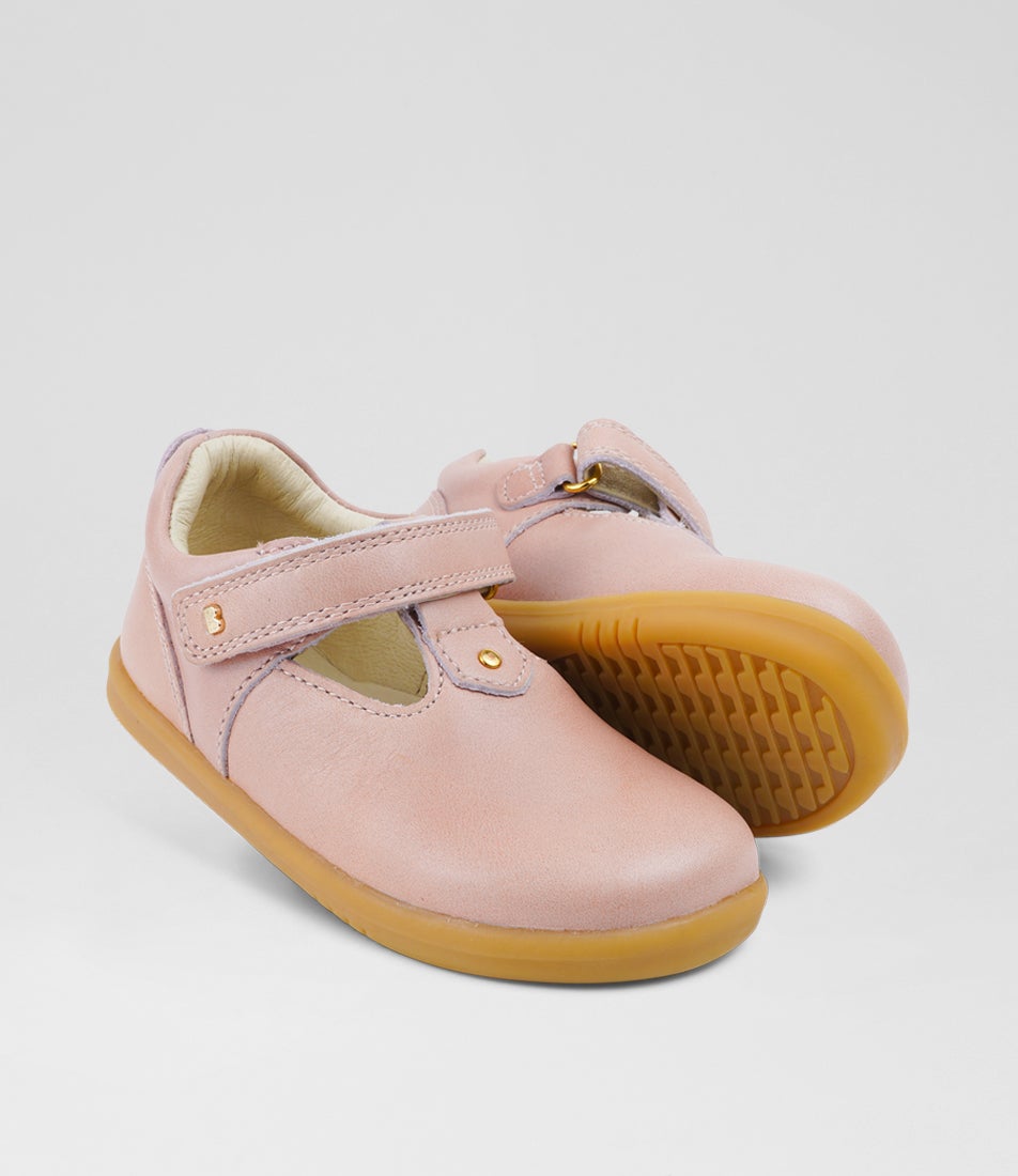 Bobux Iw Louise Toddler Dusk Pearl Leather Flat Shoes