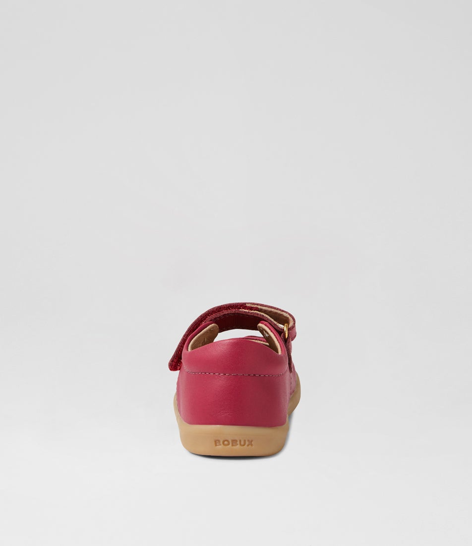 Bobux Iw Pixie Toddler Beaujolias Leather Flat Shoes