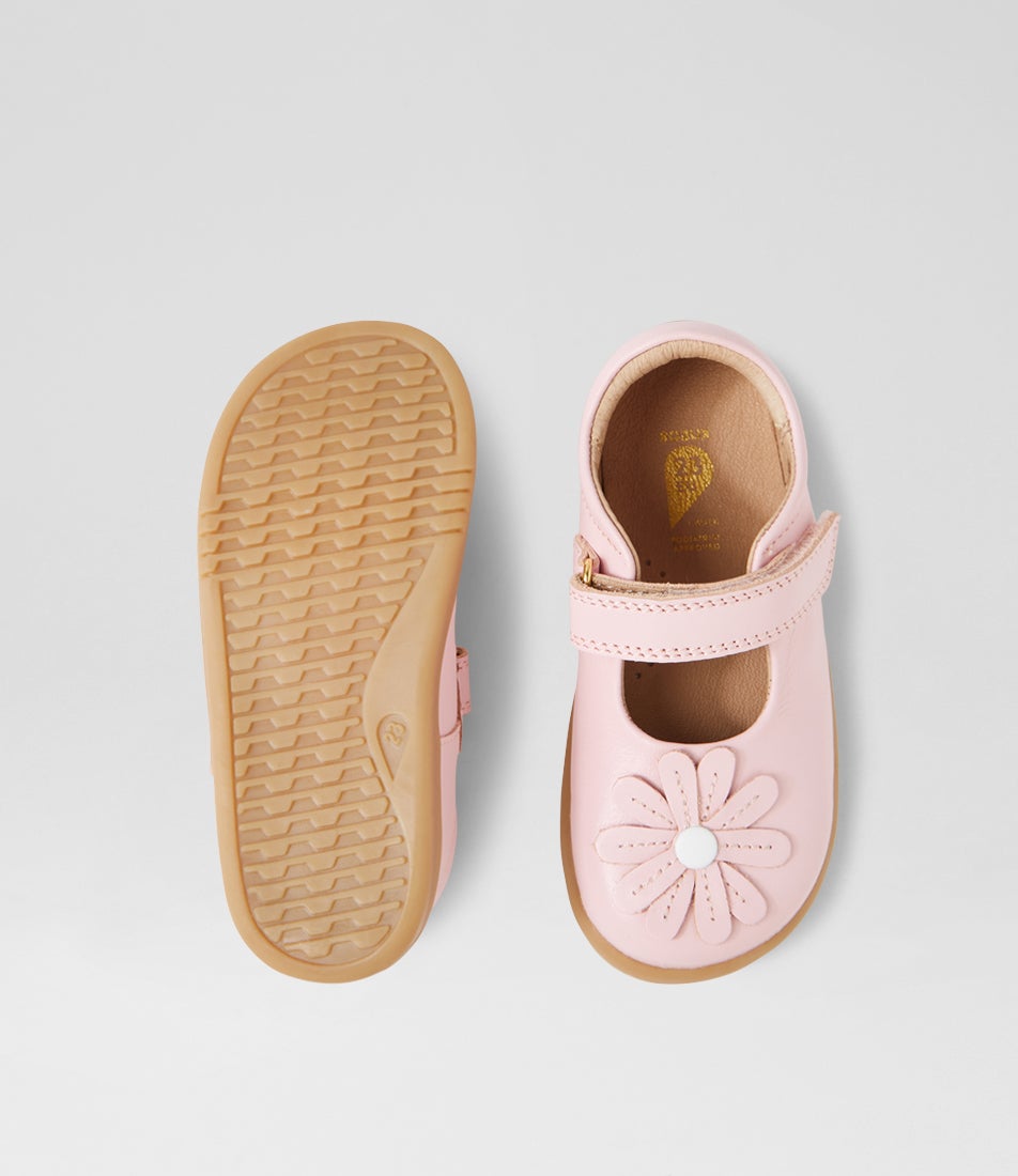 Bobux Iw Pixie Toddler Parfait Pink Leather Flat Shoes