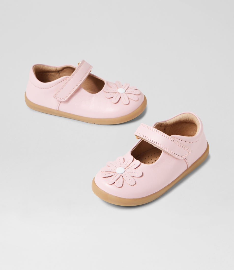 bobux Iw Pixie Toddler Parfait Pink Leather Flat Shoes