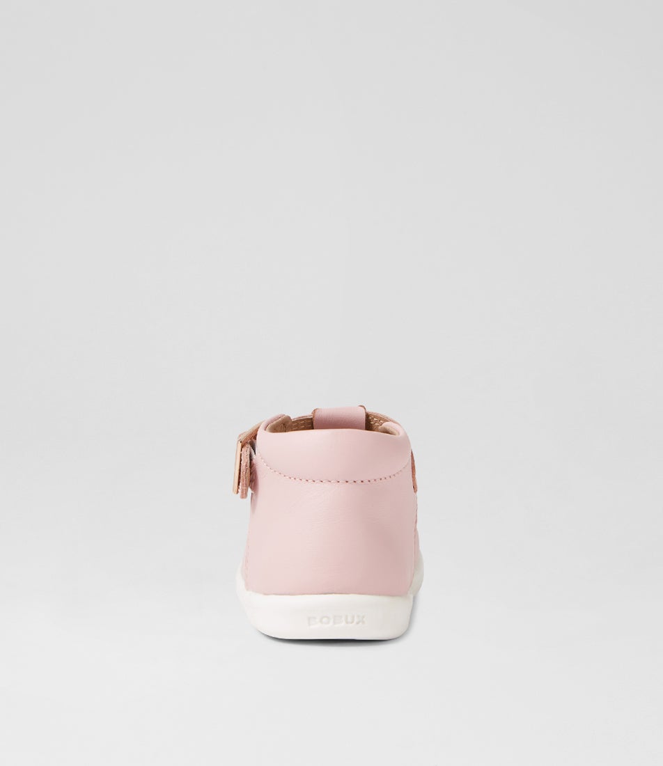 Bobux Iw Poppy Toddler Ballet Pink Leather Flat Shoes