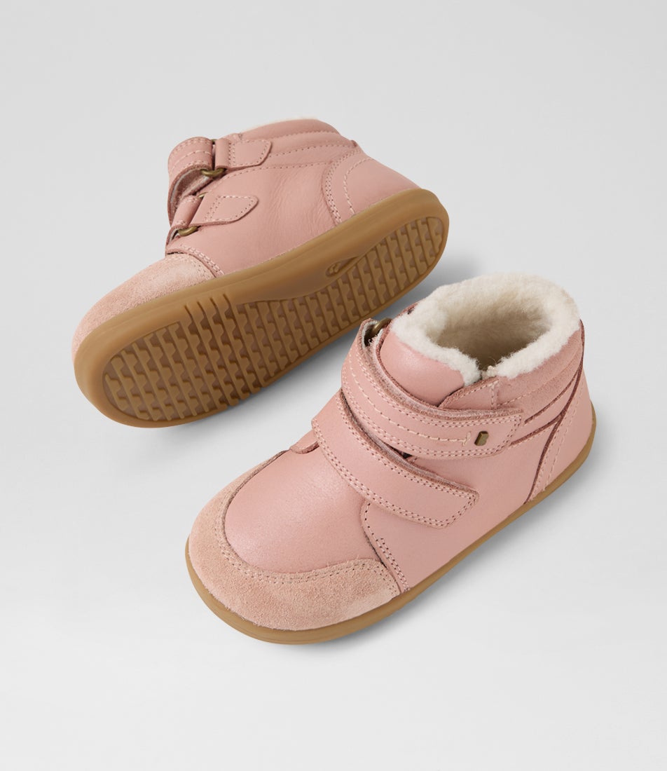 Bobux Iw Timber Arctic Toddler Dusk Pearl Leather Ankle Boots