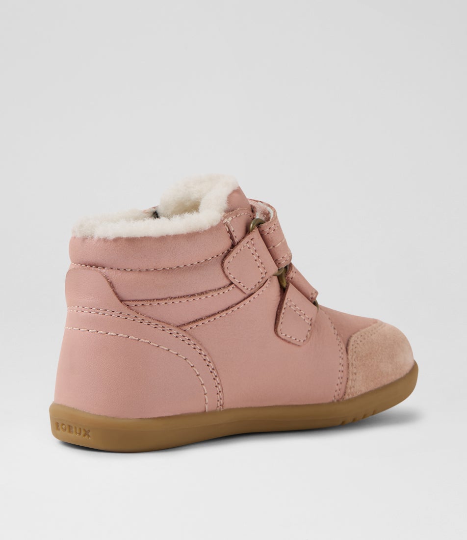 Bobux Iw Timber Arctic Toddler Dusk Pearl Leather Ankle Boots