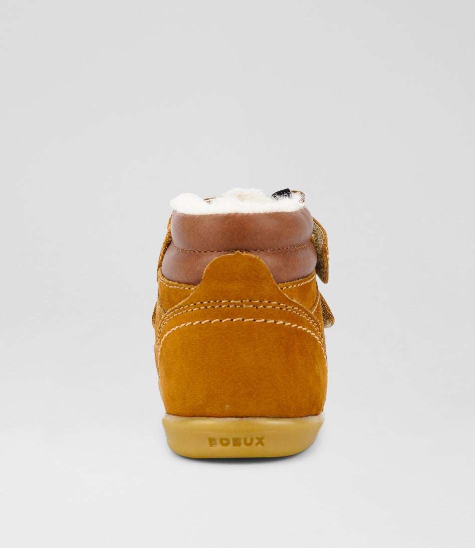 Bobux Iw Timber Arctic Toddler Mustard Suede Ankle Boots