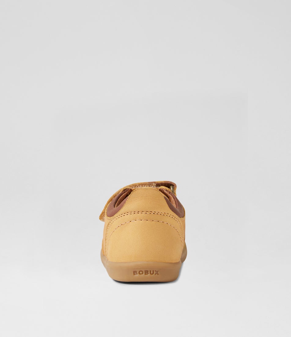 Bobux Iw Timber Low Toddler Oak Buff Nubuck Flat Shoes