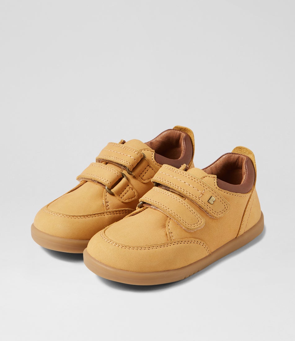 bobux Iw Timber Low Toddler Oak Buff Nubuck Flat Shoes