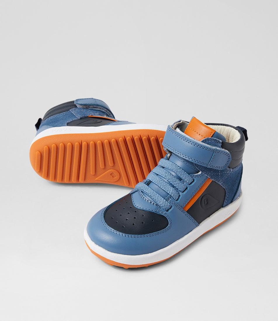 bobux Iw Topspin Elemental Blue Leather Ankle Boots