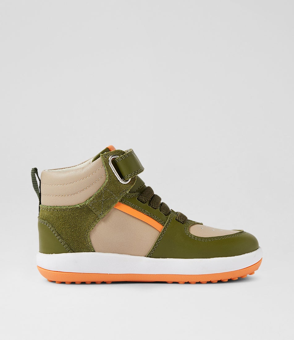 Bobux Iw Topspin Sea Kelp Woodash Leather Ankle Boots