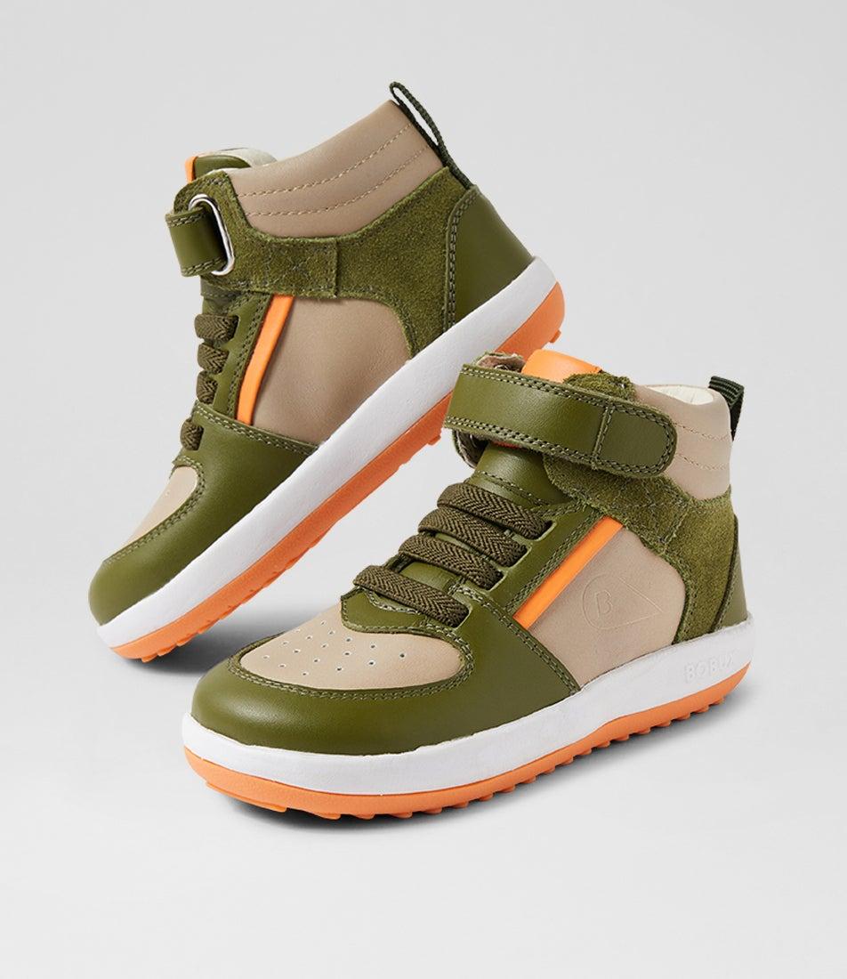 bobux Iw Topspin Sea Kelp Woodash Leather Ankle Boots