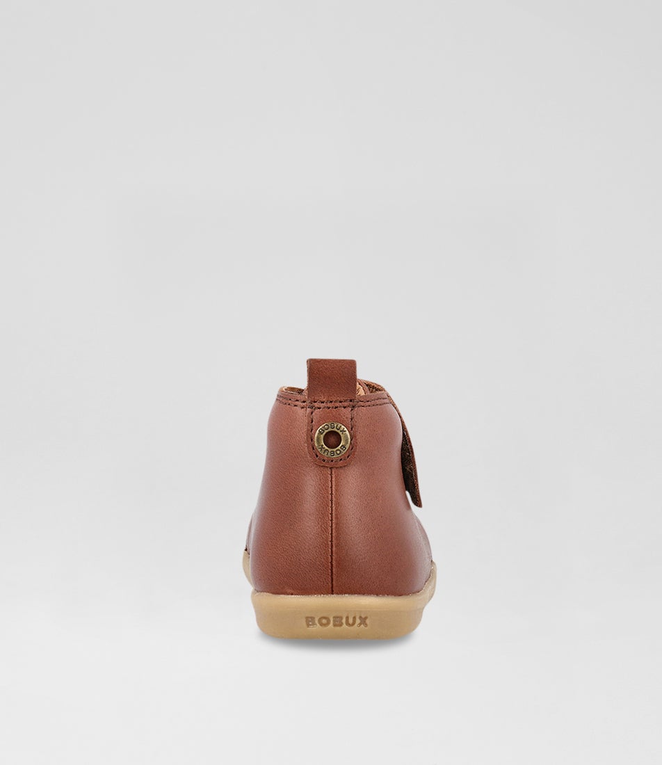 Bobux Iw Voyager Toddler Toffee Leather Ankle Boots