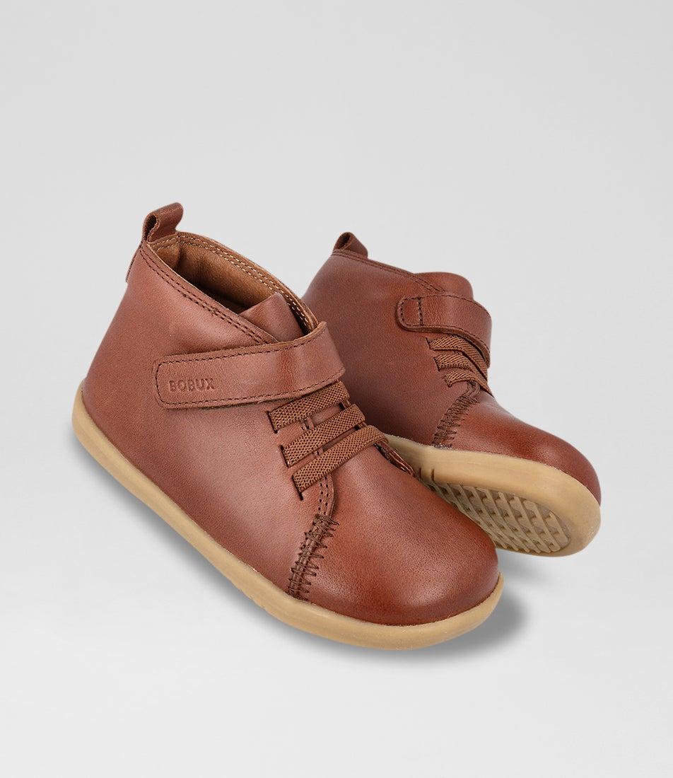 Bobux Iw Voyager Toddler Toffee Leather Ankle Boots