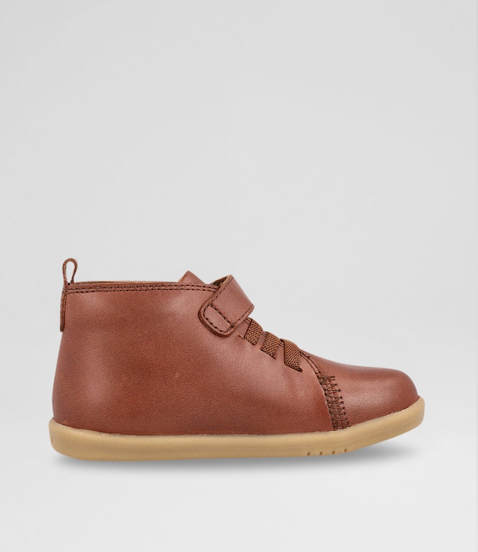 Bobux Iw Voyager Toddler Toffee Leather Ankle Boots