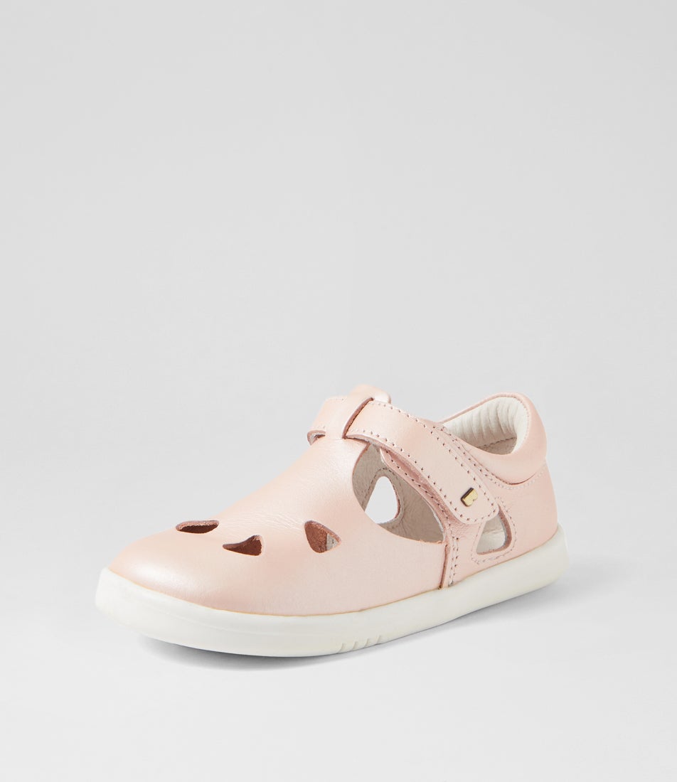 Bobux Iw Zap 2 Toddler Seashell Shimmer Leather Sandals