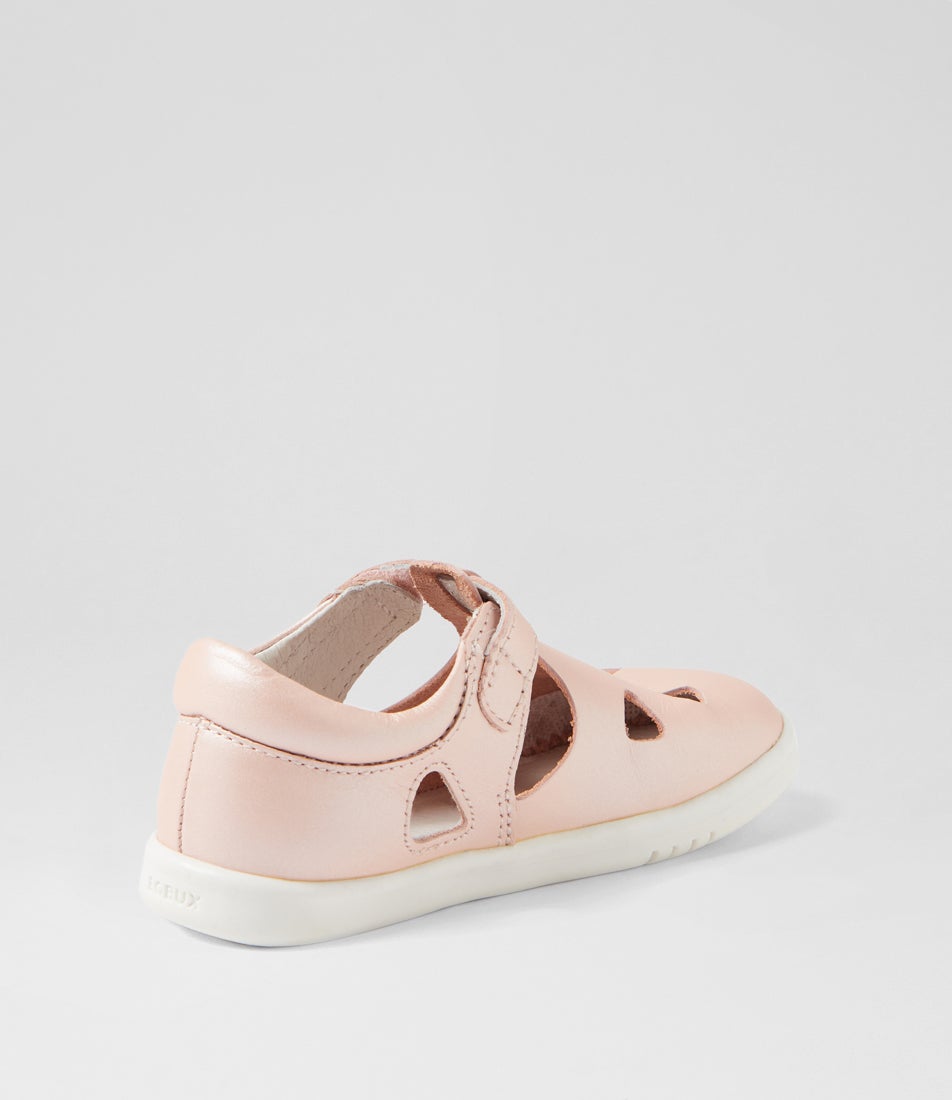 Bobux Iw Zap 2 Toddler Seashell Shimmer Leather Sandals
