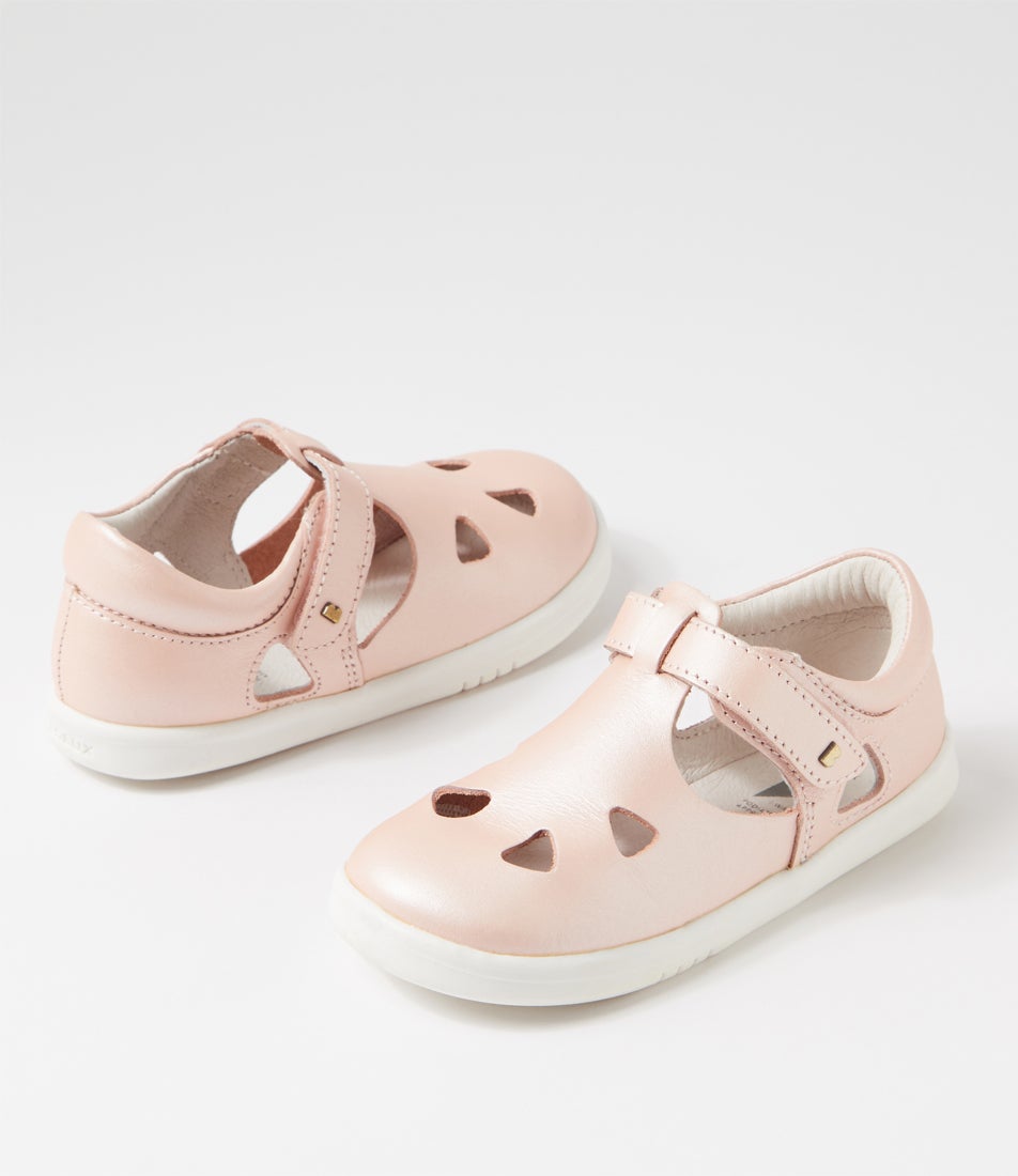 bobux Iw Zap 2 Toddler Seashell Shimmer Leather Sandals