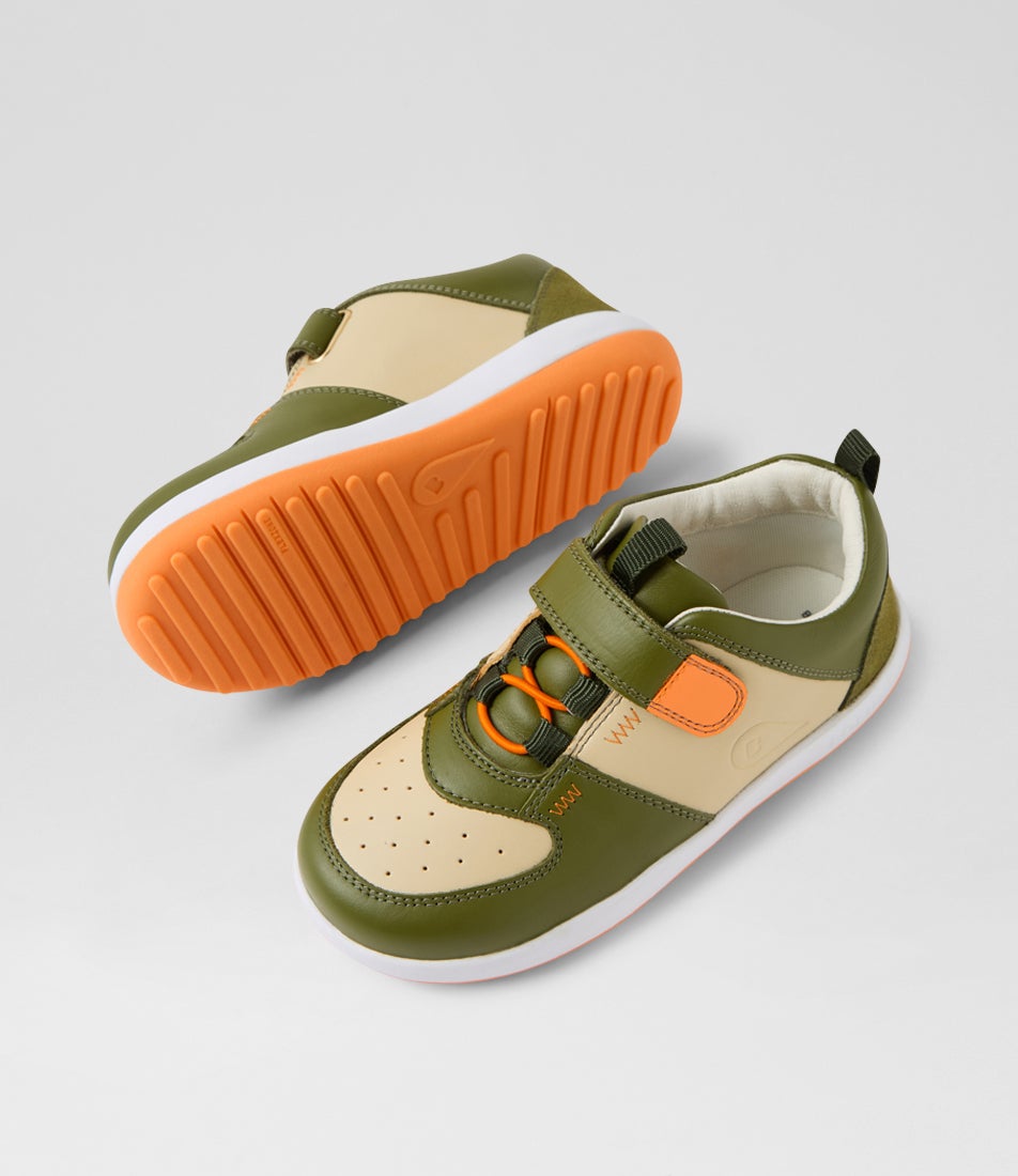 Bobux Kp Backspin Junior Sea Kelp Woodash Multi Sneakers