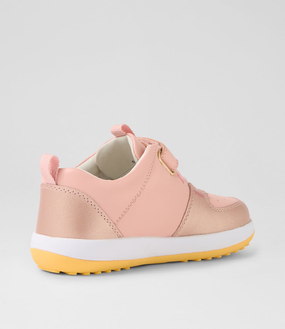 Bobux Kp Backspin Junior Seashell Rose Gold Multi Sneakers