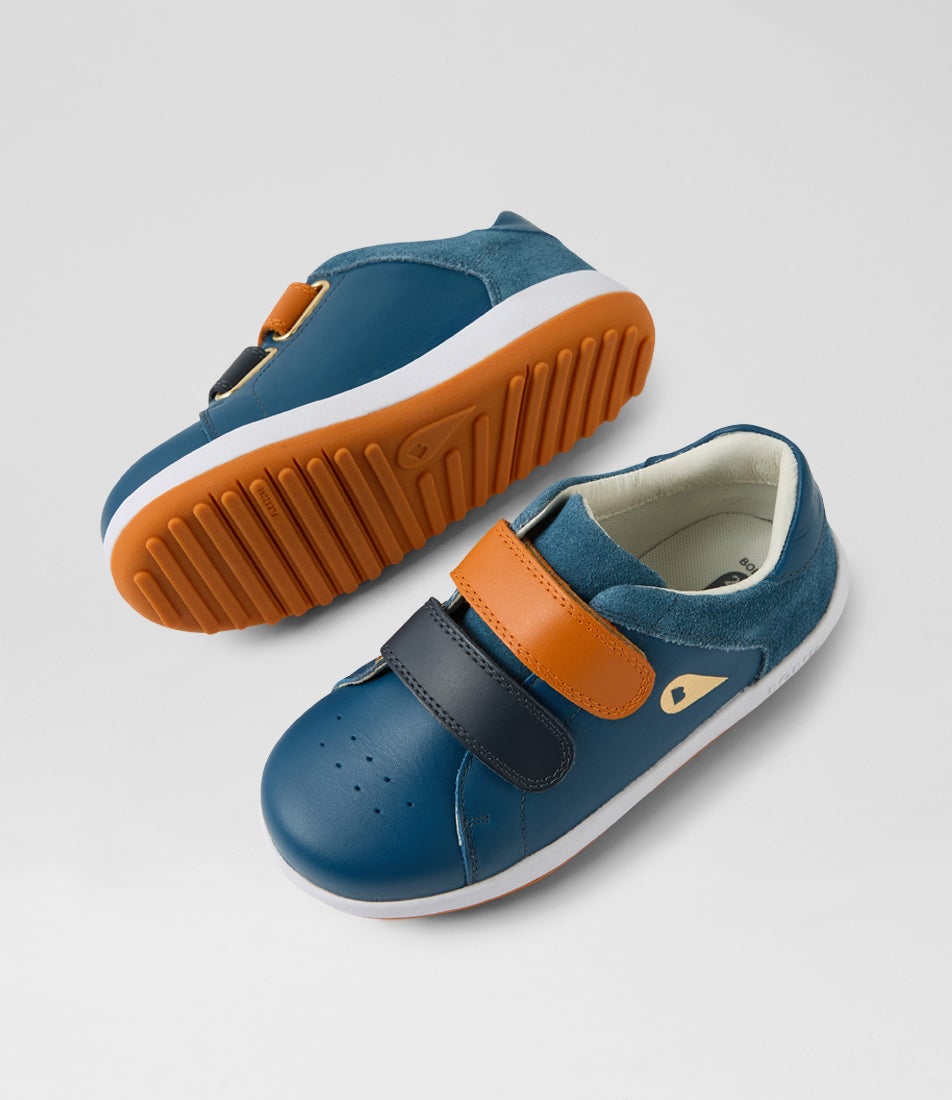 Bobux Kp Breakpoint Junior Tidal Teal Leather Sneakers