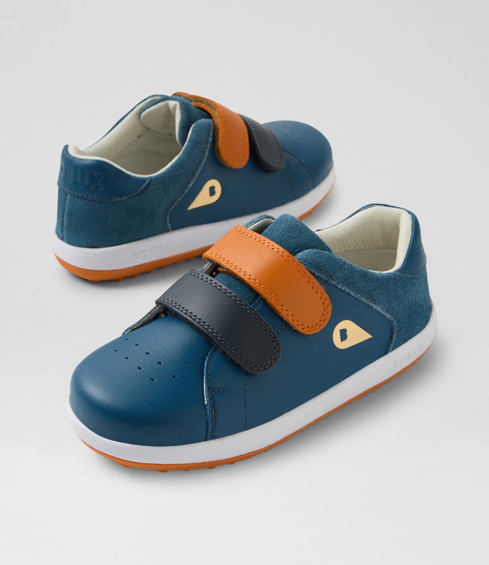 bobux Kp Breakpoint Junior Tidal Teal Leather Sneakers