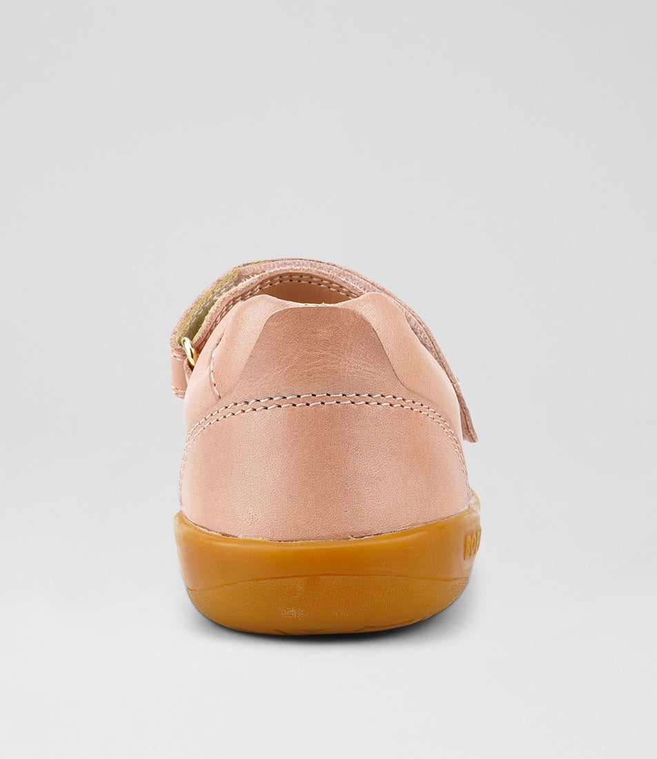 Bobux Kp Delight Junior Dusk Pearl Leather Flat Shoes