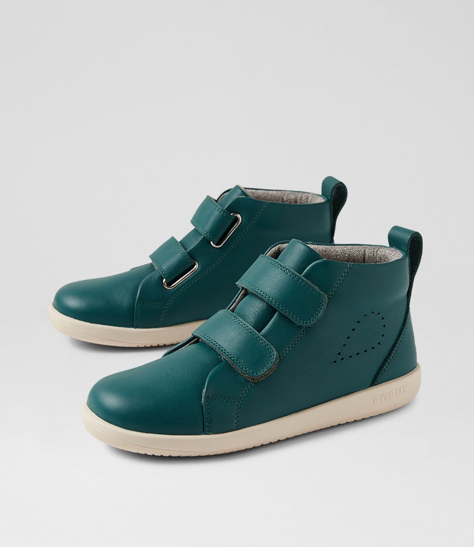 bobux Kp Grass Court High Rainforest Leather Ankle Boots
