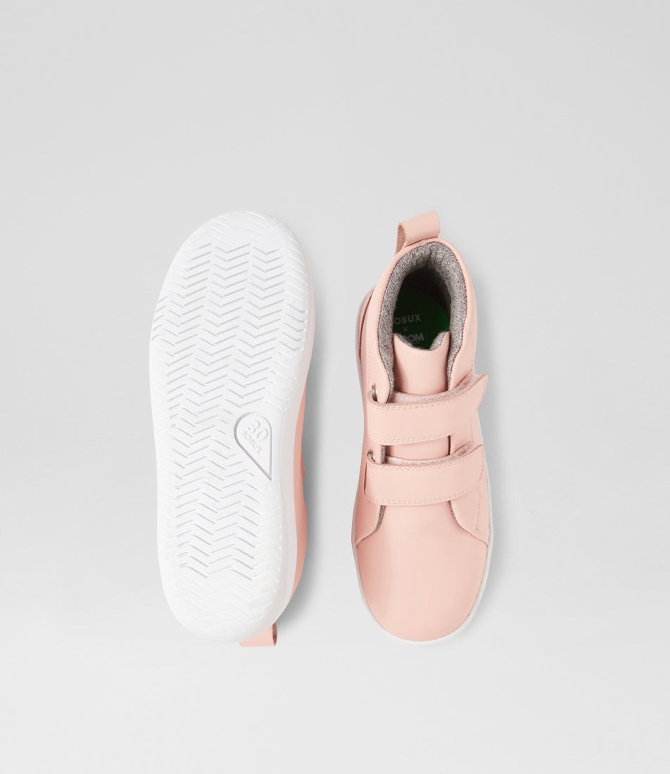 Bobux Kp Grass Court High Seashell Leather Ankle Boots