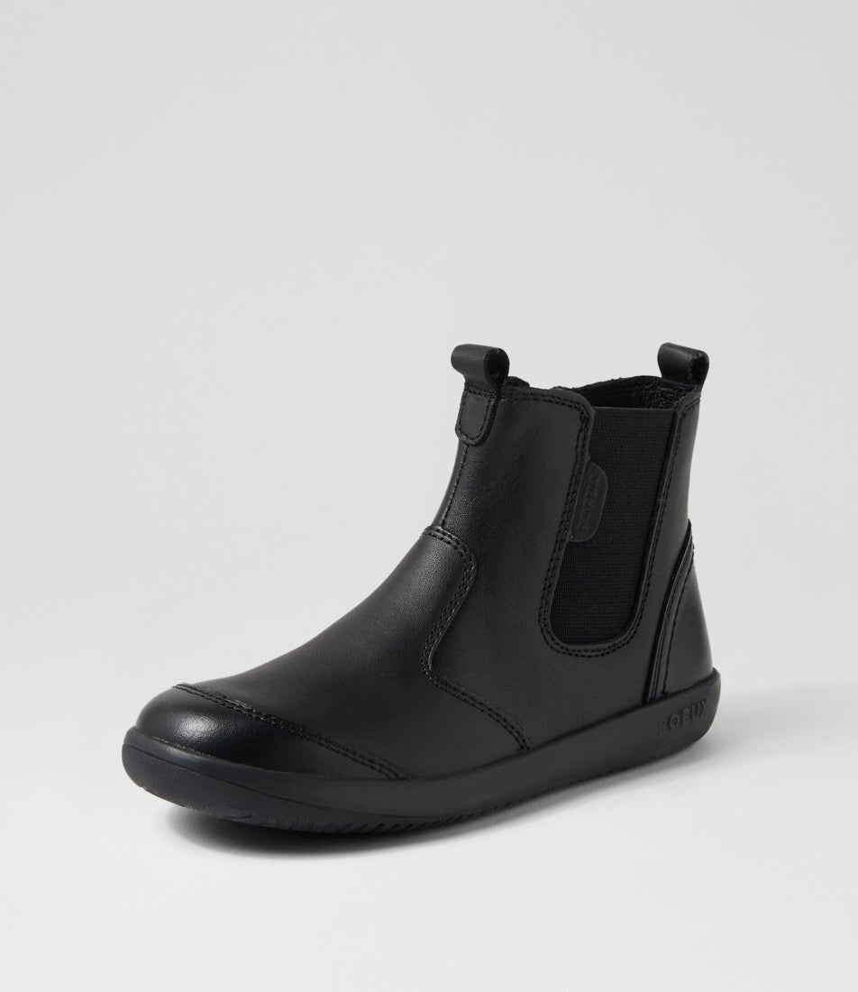 Bobux Kp Jodhpur Junior Black S Leather Chelsea Boots