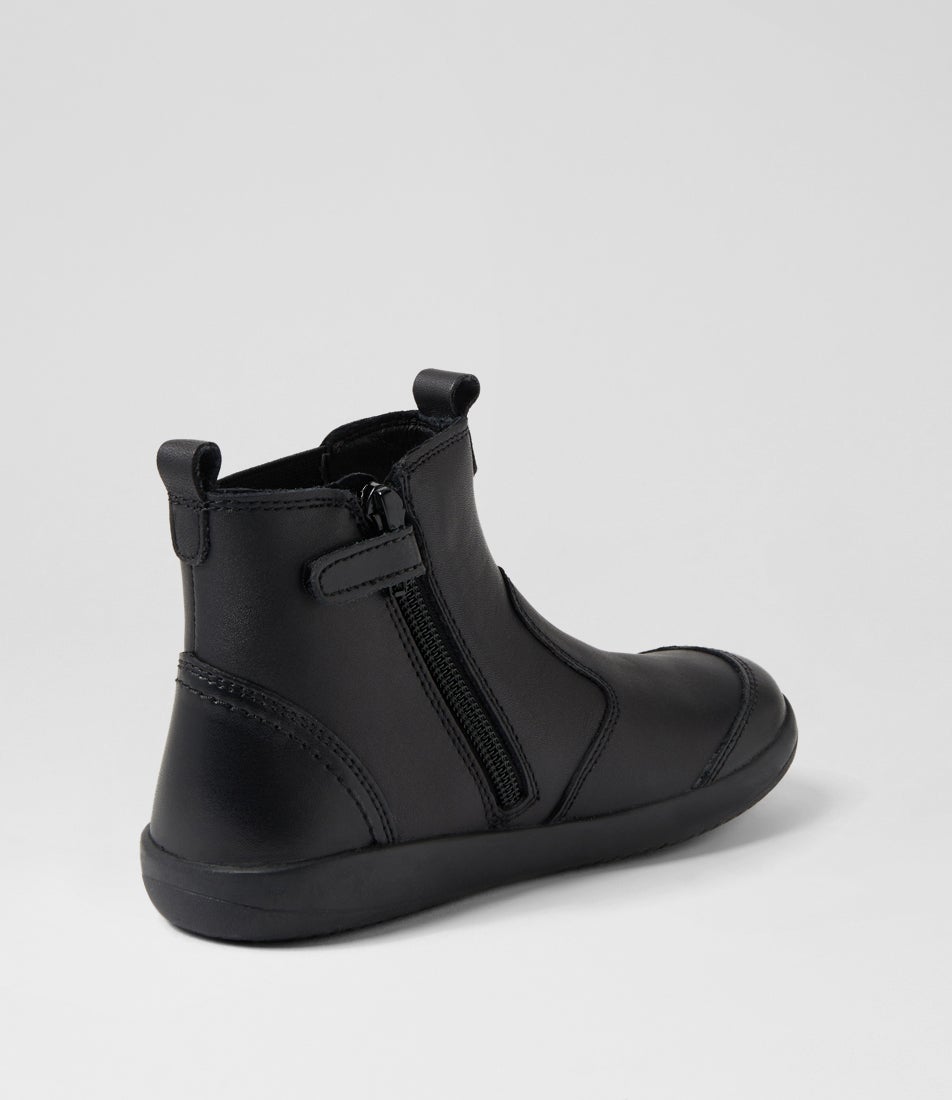 Bobux Kp Jodhpur Junior Black S Leather Chelsea Boots