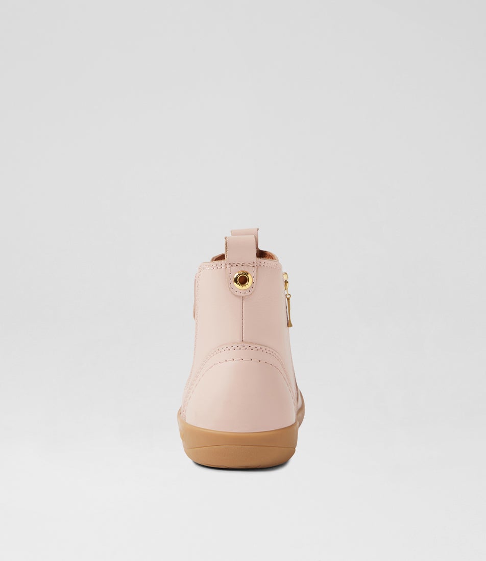 Bobux Kp Jodhpur Junior Cameo Rose Leather Chelsea Boots