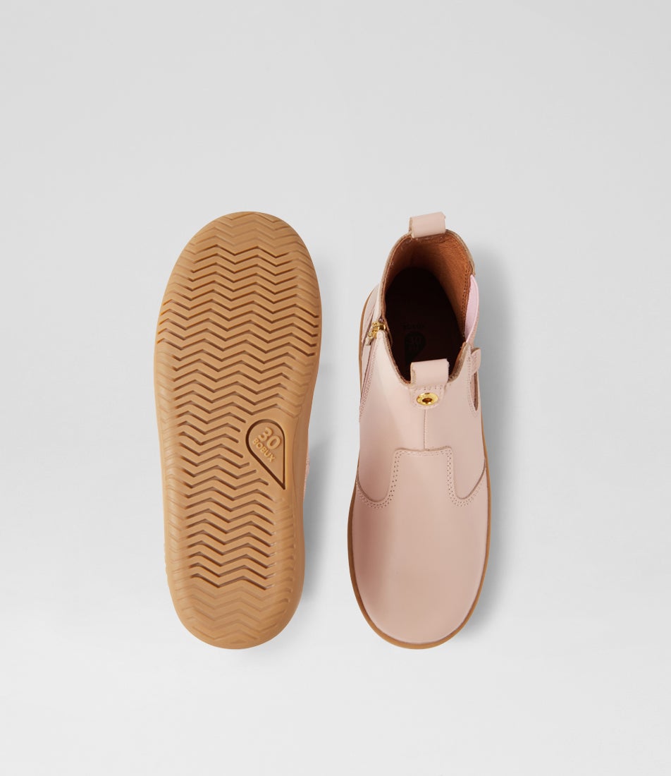 Bobux Kp Jodhpur Junior Cameo Rose Leather Chelsea Boots