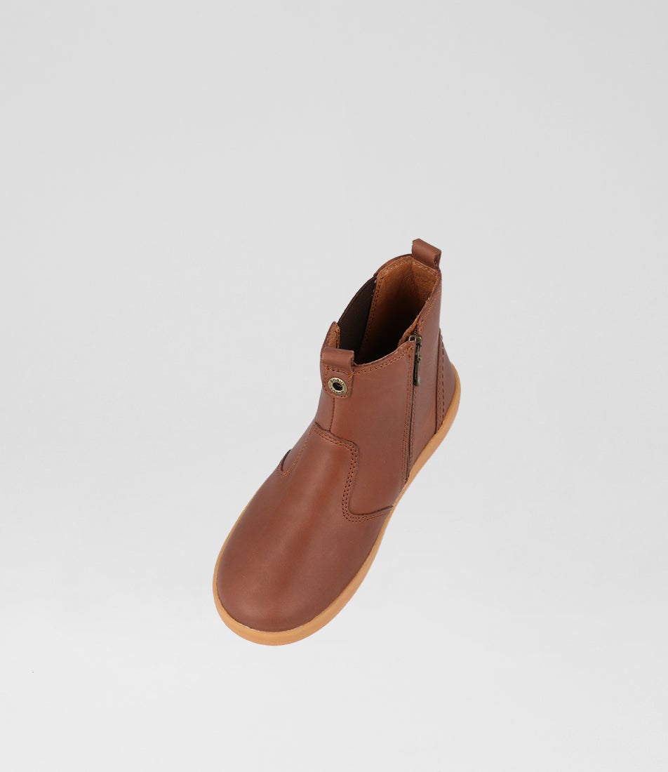 Bobux Kp Jodhpur Junior Toffee Leather Chelsea Boots