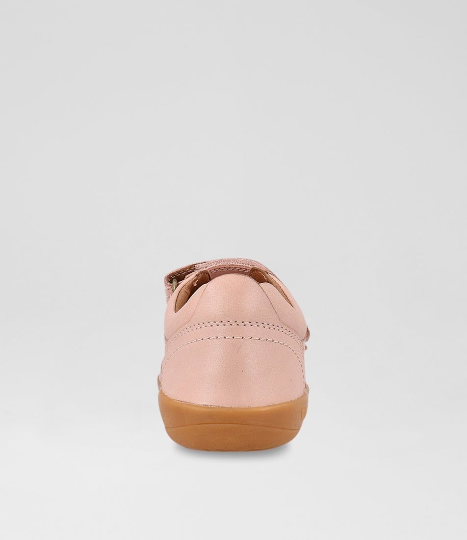 Bobux Kp Timber Low Junior Dusk Pearl Leather Sneakers