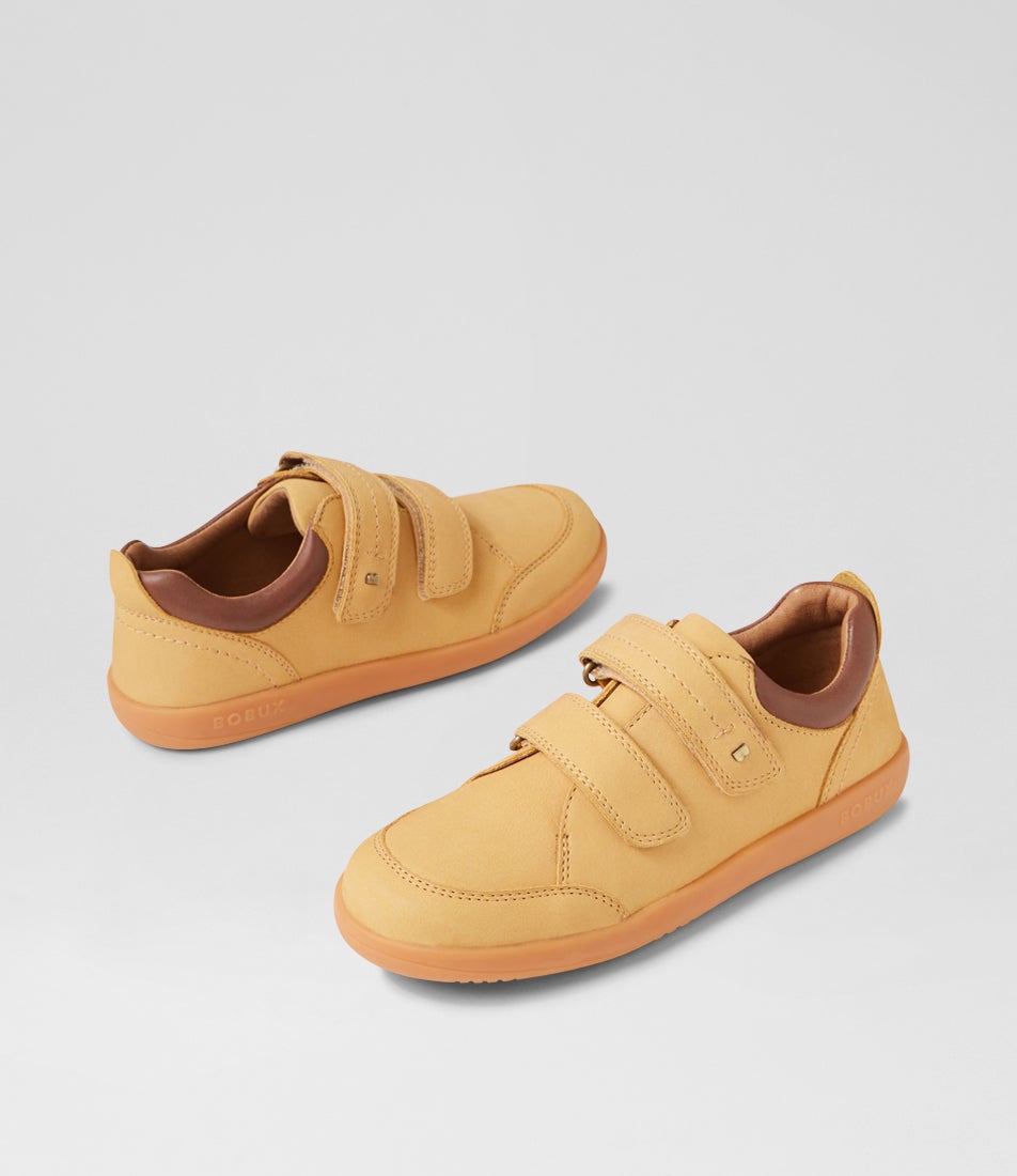 bobux Kp Timber Low Junior Oak Buff Nubuck Flat Shoes