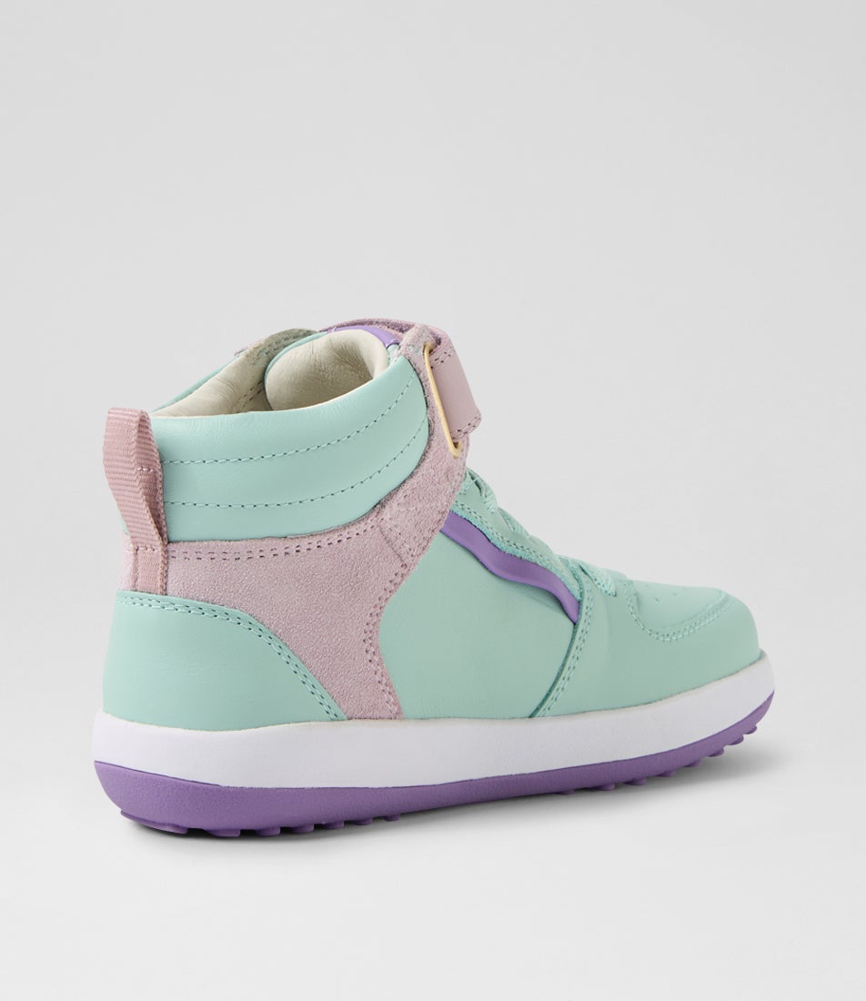 Bobux Kp Topspin Junior Fresh Mint Leather Ankle Boots