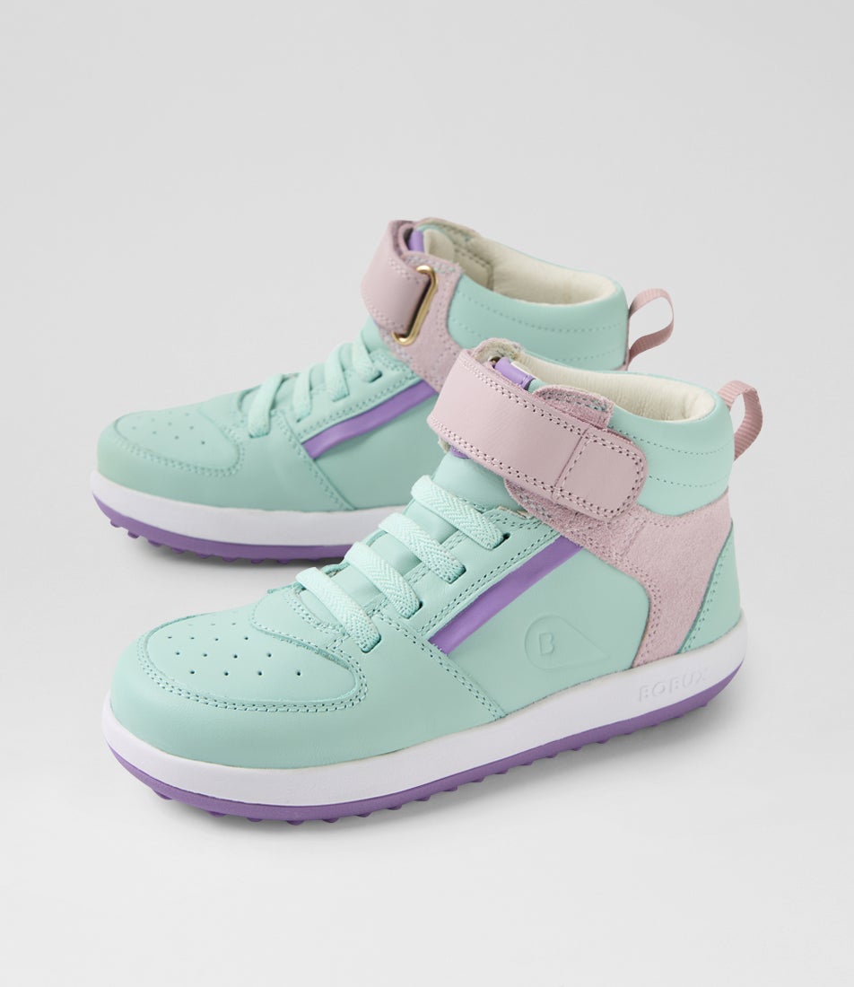 Bobux Kp Topspin Junior Fresh Mint Leather Ankle Boots