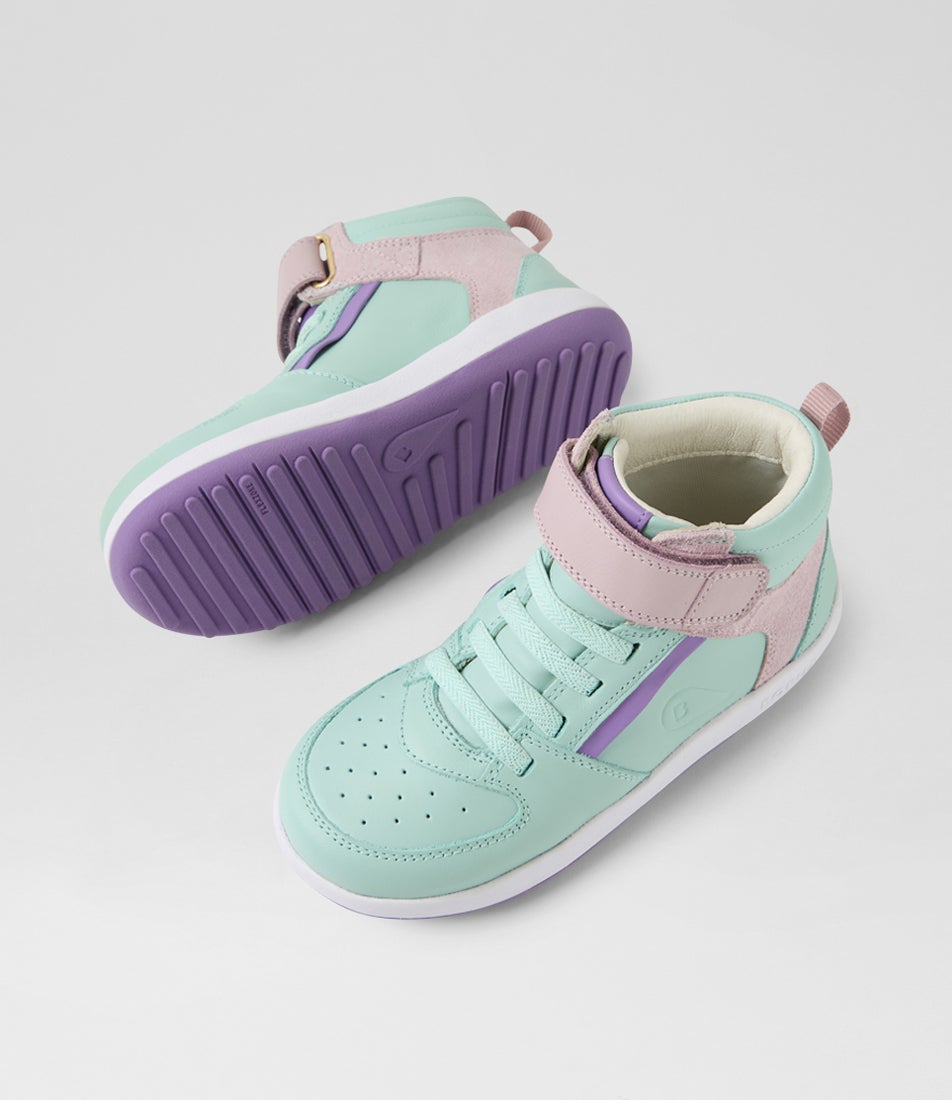 bobux Kp Topspin Junior Fresh Mint Leather Ankle Boots