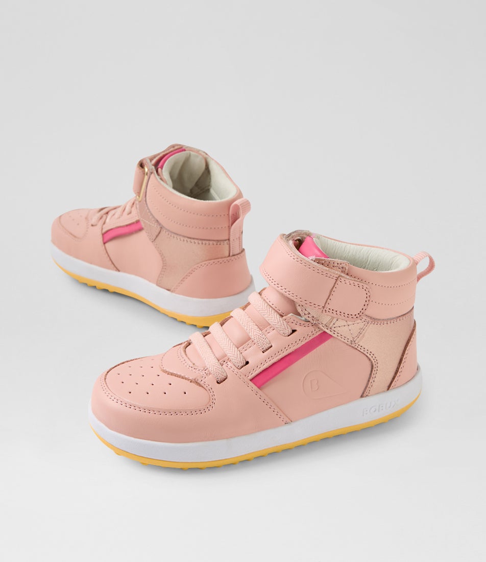 bobux Kp Topspin Junior Seashell Leather Ankle Boots