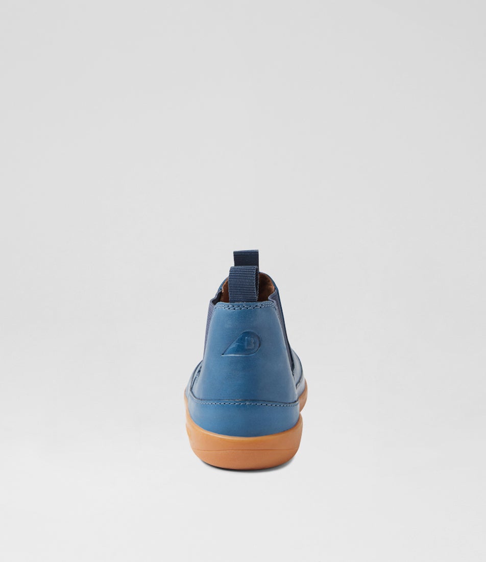 Bobux Kp Traveler Junior Tidal Teal Leather Chelsea Boots