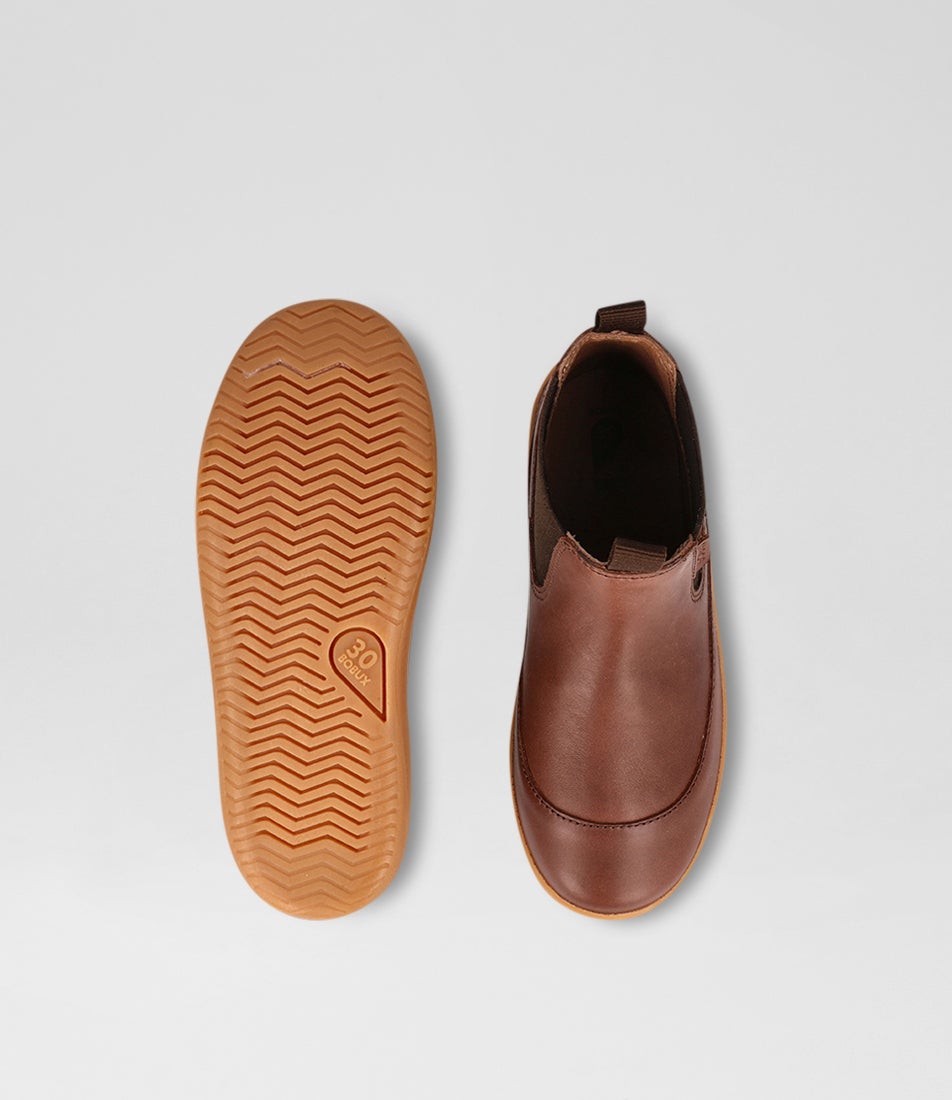 bobux Kp Traveler Junior Toffee Leather Chelsea Boots