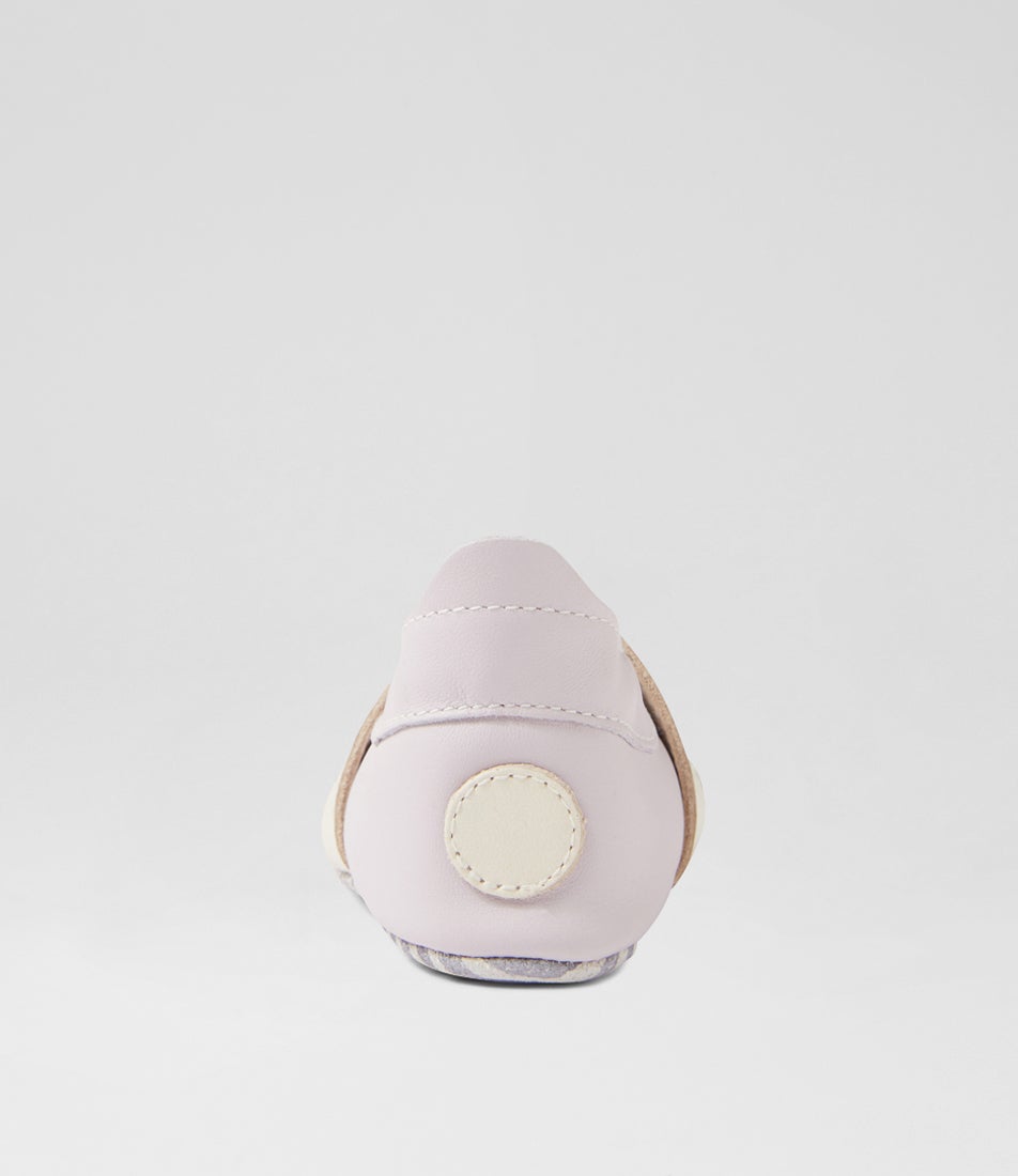 Bobux Ss Bam Hushed Infant Violet Leather Flat Shoes