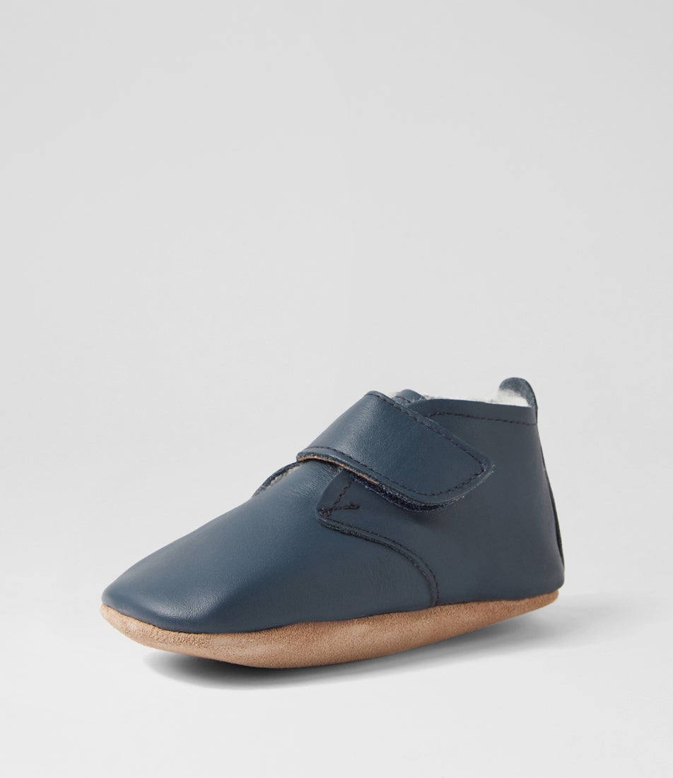 Bobux Ss Desert Arctic Infant Navy Leather Ankle Boots