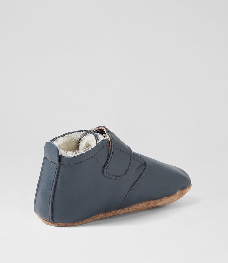 Bobux Ss Desert Arctic Infant Navy Leather Ankle Boots