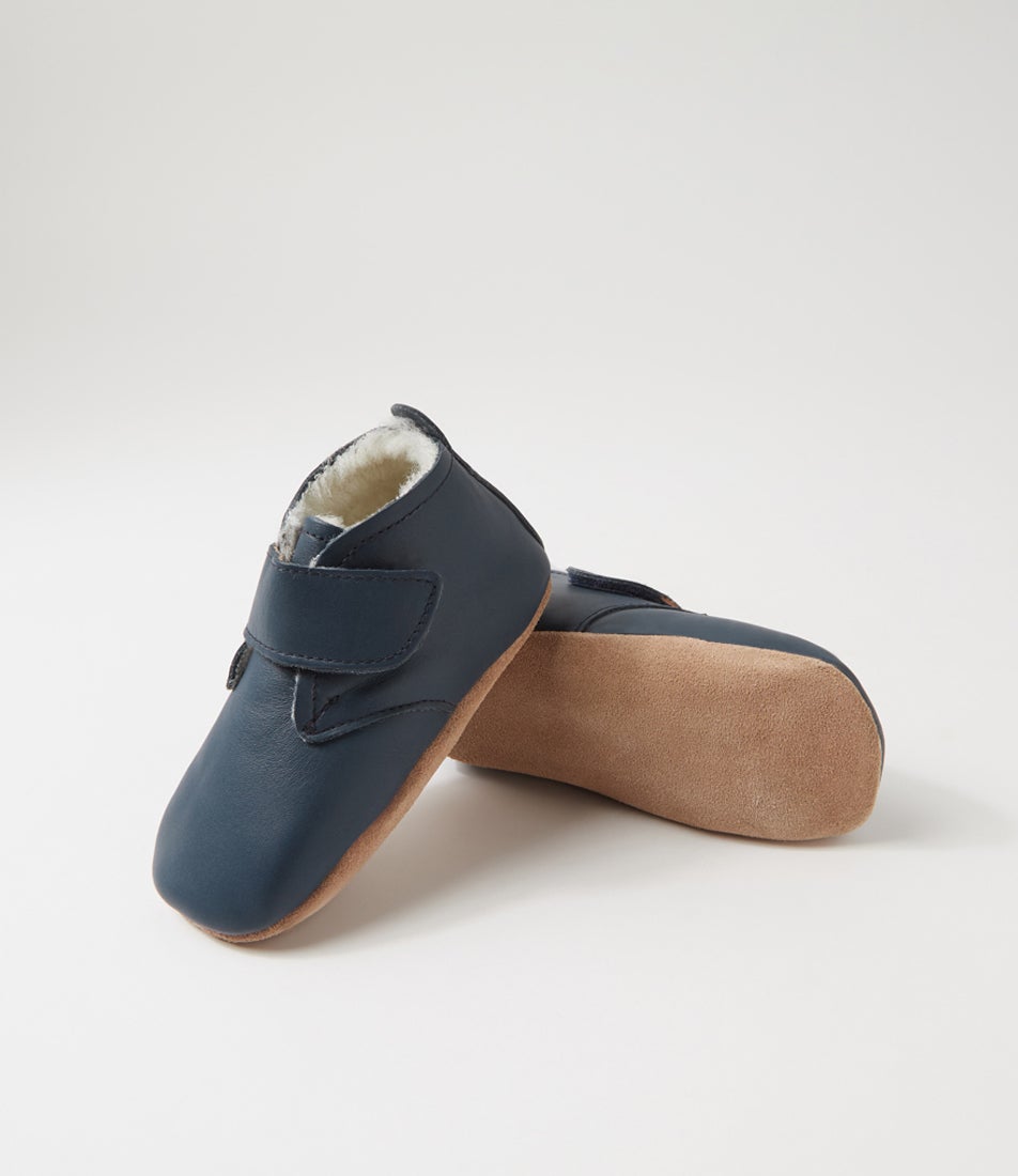 bobux Ss Desert Arctic Infant Navy Leather Ankle Boots