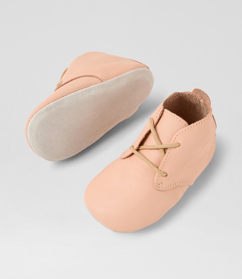 Bobux Ss Desert Infant Lace Rose Leather Ankle Boots