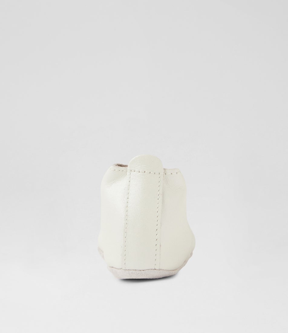 Bobux Ss Desert Lace Infant Pearl Leather Ankle Boots