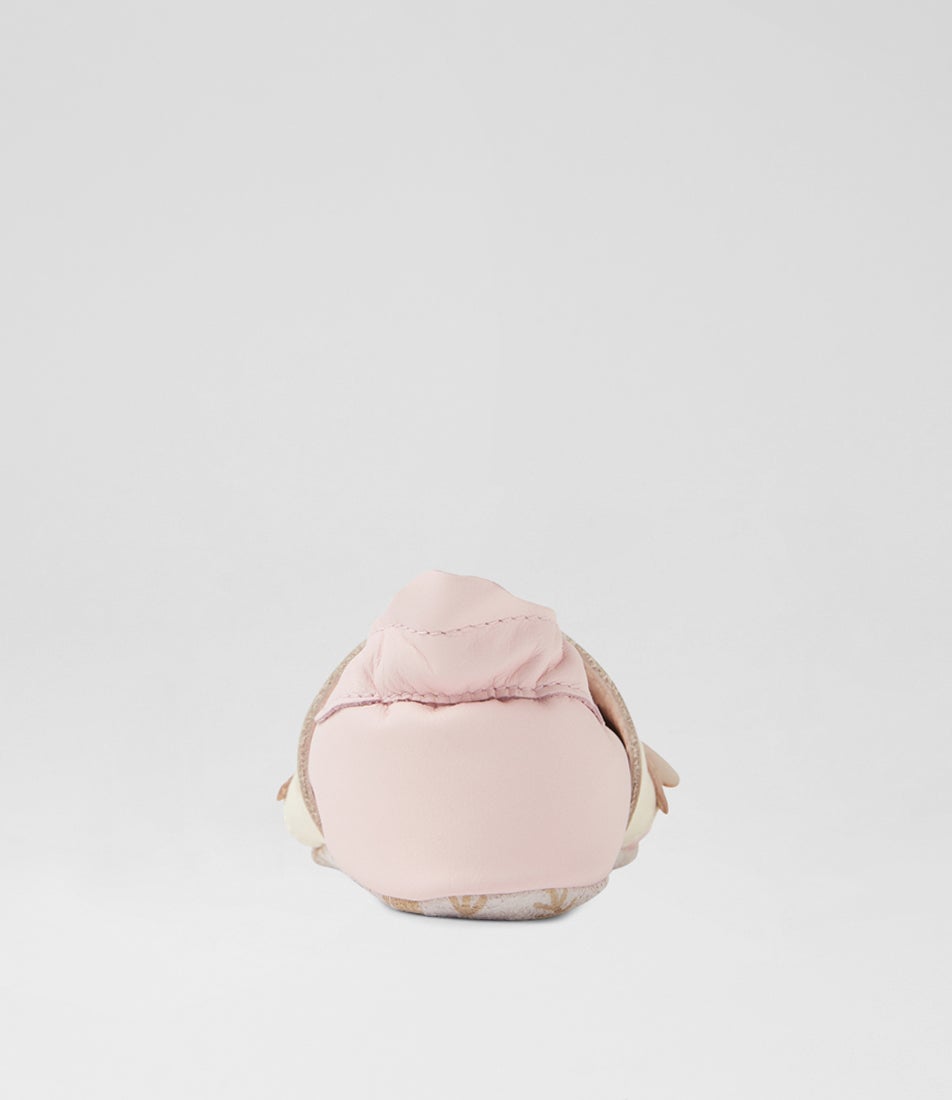 Bobux Ss Fawna Infant Rosewater Vanilla Leather Flat Shoes
