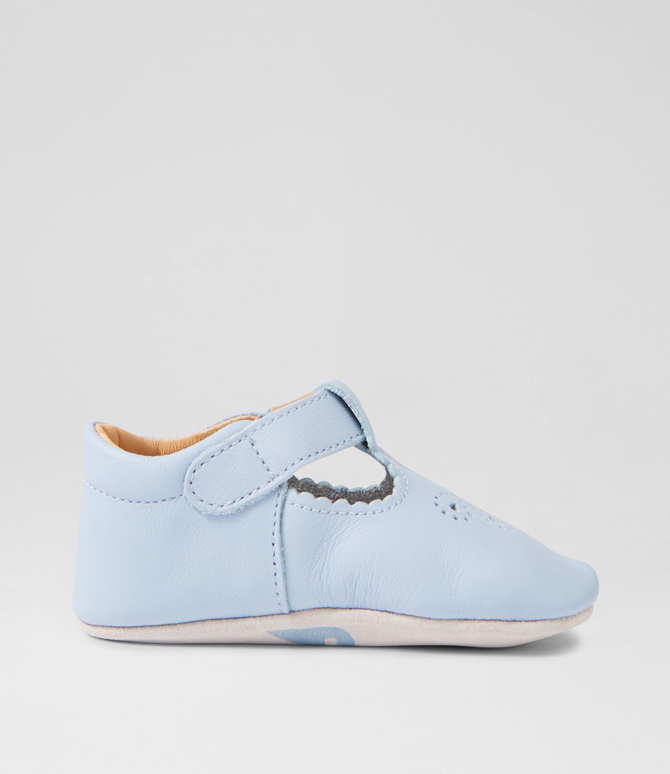 Bobux Ss Flutterheart Infant Skyway Leather Flat Shoes