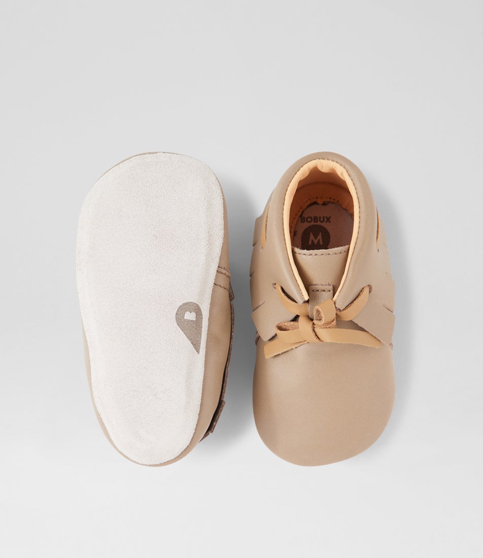 Bobux Ss Fringe Infant Atmosphere Leather Flat Shoes