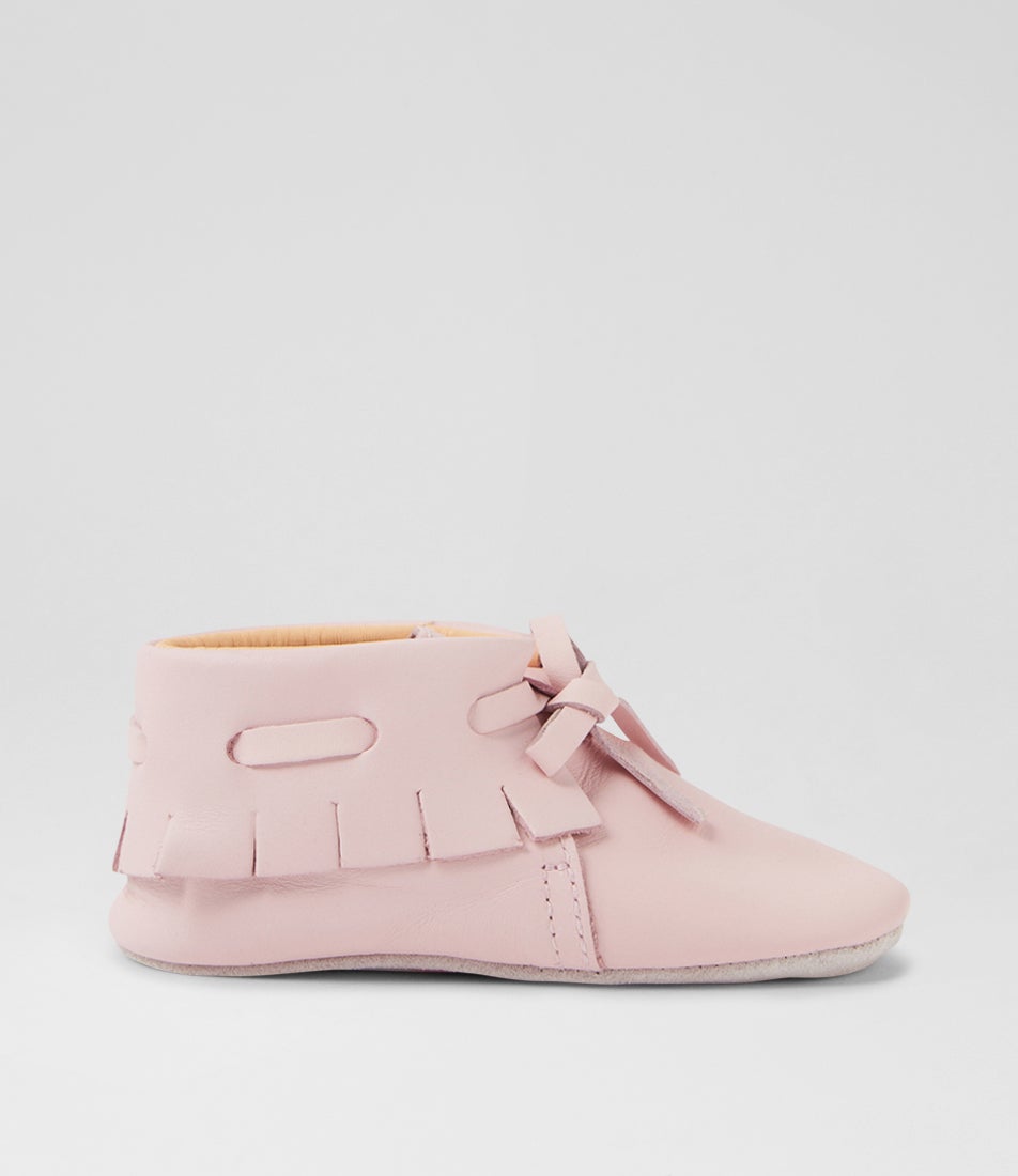 Bobux Ss Fringe Infant Rosewater Leather Flat Shoes